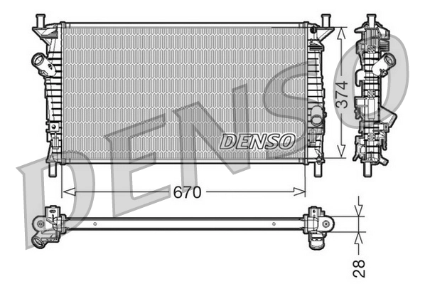 WILMINK GROUP hűtő, motorhűtés - WG1919087 - TothCarparts