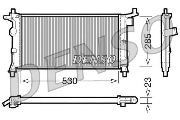 WILMINK GROUP hűtő, motorhűtés - WG1919283 - TothCarparts