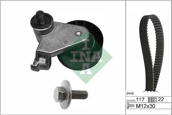 WILMINK GROUP Fogasszíjkészlet - WG1966368 - TothCarparts