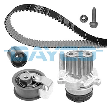 WILMINK GROUP Vízpumpa + fogasszíj készlet - WG2007890 - TothCarparts