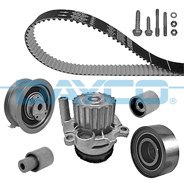 WILMINK GROUP Vízpumpa + fogasszíj készlet - WG2007902 - TothCarparts