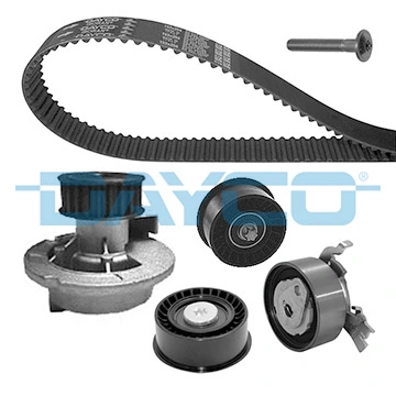 WILMINK GROUP Vízpumpa + fogasszíj készlet - WG2007907 - TothCarparts