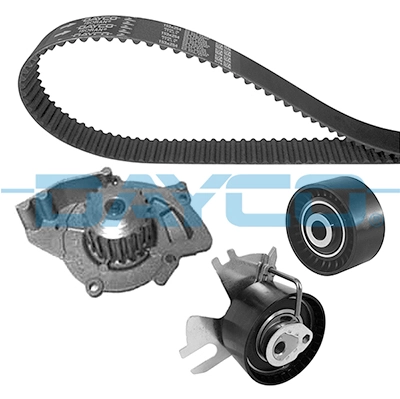 WILMINK GROUP Vízpumpa + fogasszíj készlet - WG2007943 - TothCarparts
