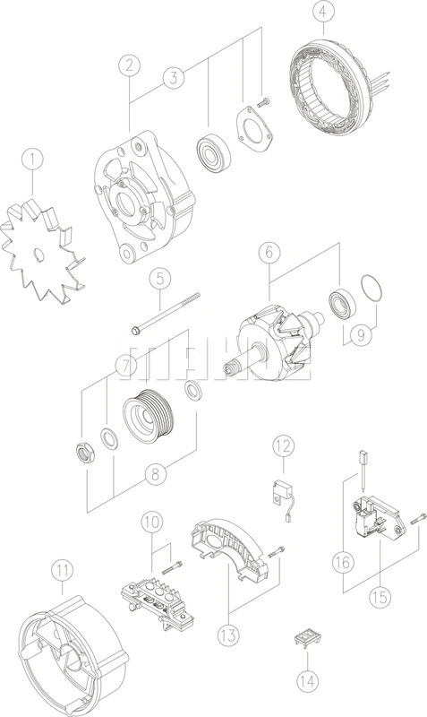 WILMINK GROUP generátor - WG2043490 - TothCarparts