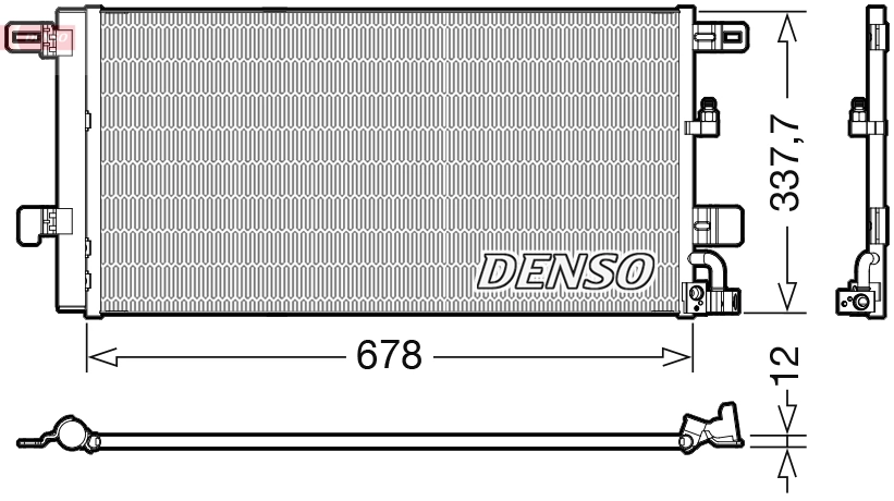 WILMINK GROUP kondenzátor, klíma - WG2169893 - TothCarparts