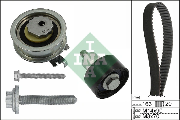 WILMINK GROUP Fogasszíjkészlet - WG2178176 - TothCarparts
