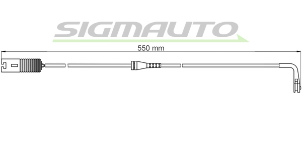 SIGMAUTO figyelmezető kontaktus, fékbetétkopás - WI0534 - TothCarparts