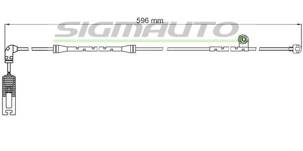 SIGMAUTO figyelmezető kontaktus, fékbetétkopás - WI0581 - TothCarparts