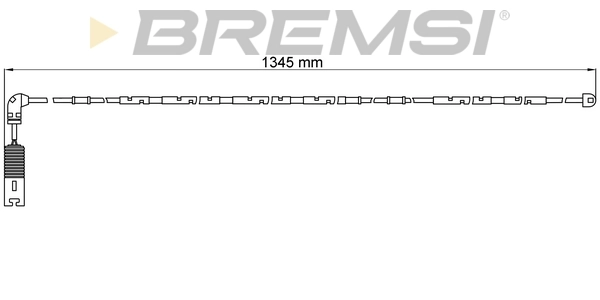 BREMSI figyelmezető kontaktus, fékbetétkopás - WI0582 - TothCarparts