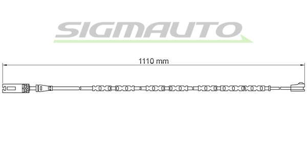 SIGMAUTO figyelmezető kontaktus, fékbetétkopás - WI0691 - TothCarparts