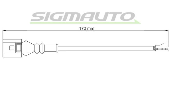 SIGMAUTO figyelmezető kontaktus, fékbetétkopás - WI0771 - TothCarparts