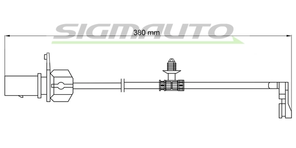 SIGMAUTO figyelmezető kontaktus, fékbetétkopás - WI0913 - TothCarparts