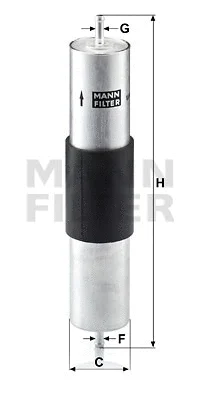 MANN-FILTER Üzemanyagszűrő - WK 516/1 - TothCarparts