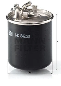 MANN-FILTER Üzemanyagszűrő - WK 842/23 x - TothCarparts
