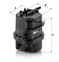 MANN-FILTER Üzemanyagszűrő - WK 9015 x - TothCarparts