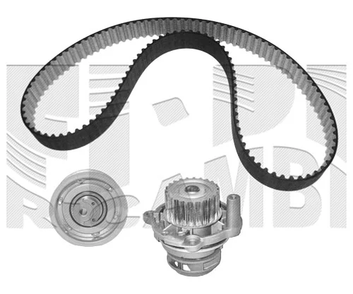 KM International Vízpumpa + fogasszíj készlet - WKFI146 - TothCarparts