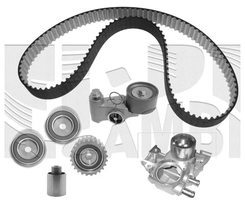 KM International Vízpumpa + fogasszíj készlet - WKFI419B - TothCarparts
