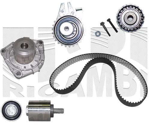 KM International Vízpumpa + fogasszíj készlet - WKFI634 - TothCarparts