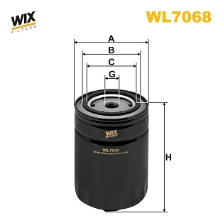WIX FILTERS olajszűrő - WL7068 - TothCarparts