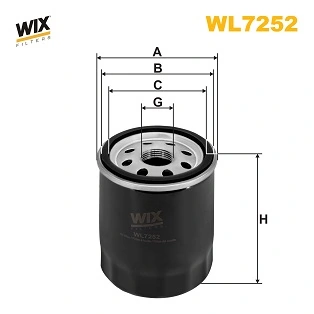WIX FILTERS olajszűrő - WL7252 - TothCarparts