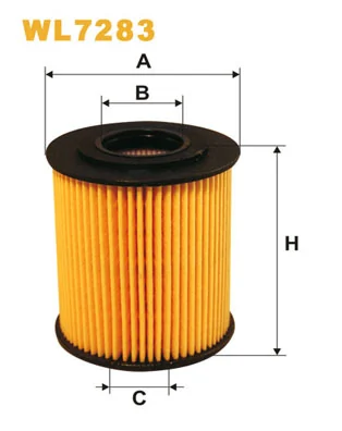 WIX FILTERS olajszűrő - WL7283 - TothCarparts