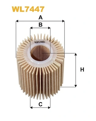 WIX FILTERS olajszűrő - WL7447 - TothCarparts