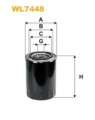 WIX FILTERS olajszűrő - WL7448 - TothCarparts