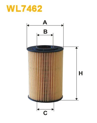 WIX FILTERS olajszűrő - WL7462 - TothCarparts