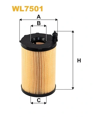 WIX FILTERS olajszűrő - WL7501 - TothCarparts
