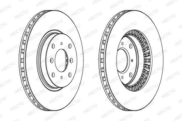 NECTO féktárcsa - WN1020 - TothCarparts