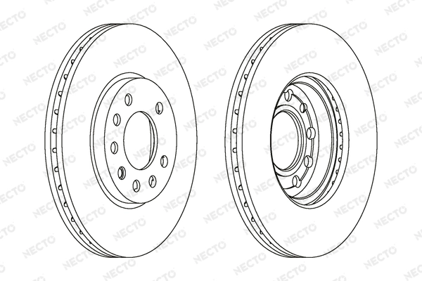 NECTO féktárcsa - WN1064 - TothCarparts