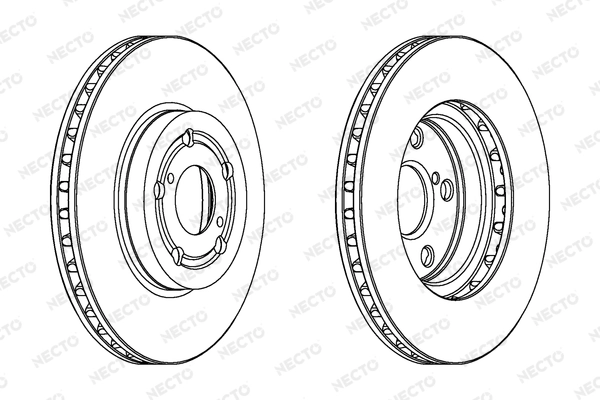 NECTO féktárcsa - WN1068 - TothCarparts