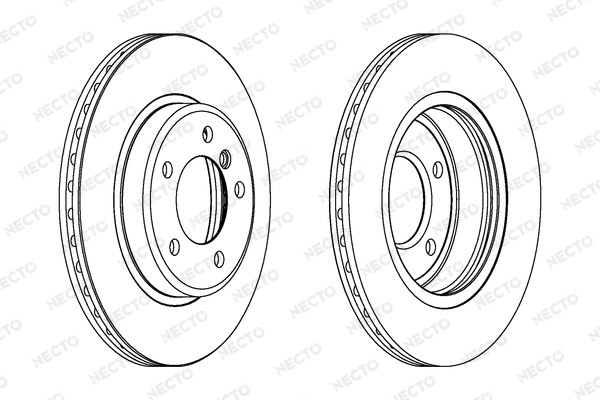 NECTO féktárcsa - WN1070 - TothCarparts