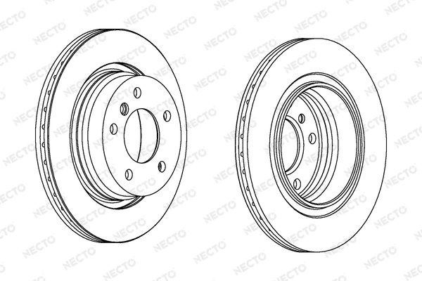 NECTO féktárcsa - WN1087 - TothCarparts