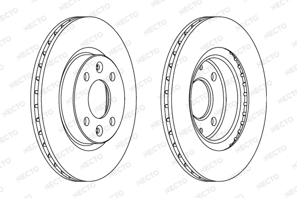 NECTO féktárcsa - WN1102 - TothCarparts