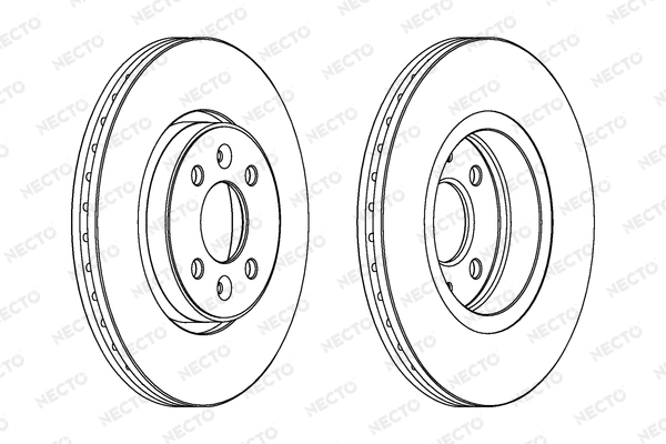 NECTO féktárcsa - WN1108 - TothCarparts