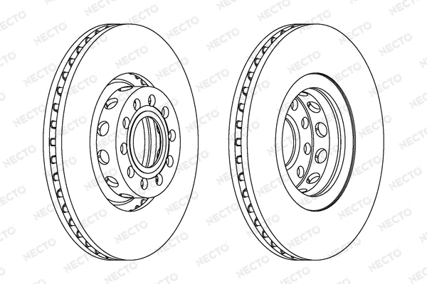 NECTO féktárcsa - WN1116 - TothCarparts
