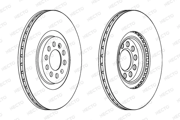 NECTO féktárcsa - WN1128 - TothCarparts