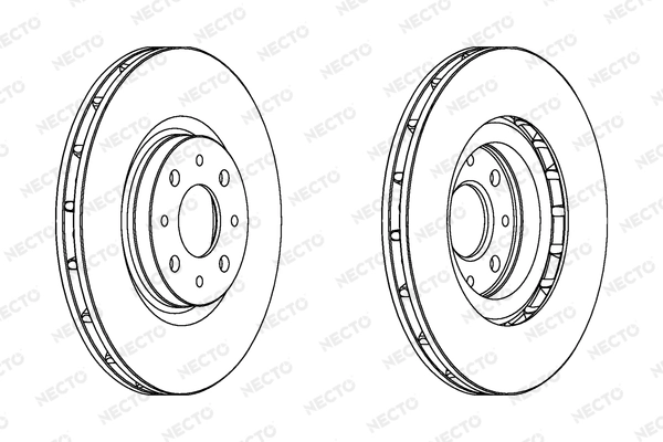NECTO féktárcsa - WN1129 - TothCarparts