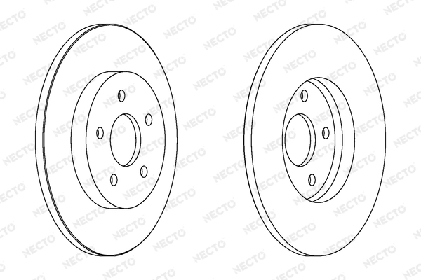 NECTO féktárcsa - WN1145 - TothCarparts