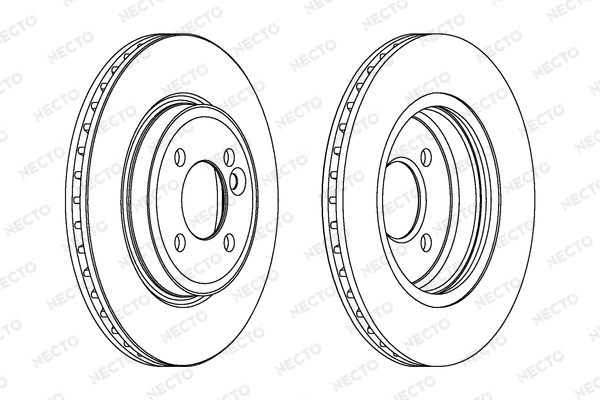 NECTO féktárcsa - WN1146 - TothCarparts