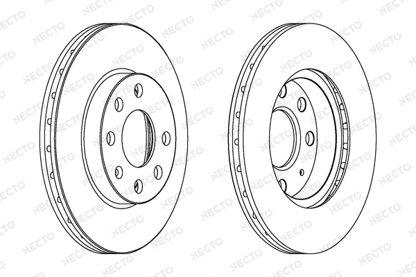 NECTO féktárcsa - WN1149 - TothCarparts