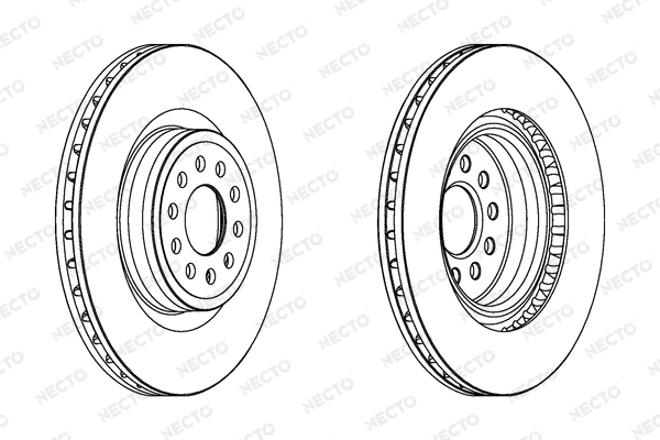 NECTO féktárcsa - WN1156 - TothCarparts