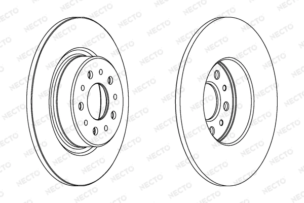 NECTO féktárcsa - WN1157 - TothCarparts
