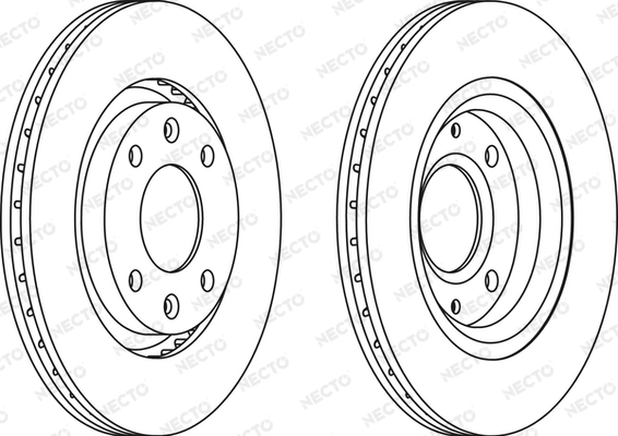 NECTO féktárcsa - WN1167 - TothCarparts