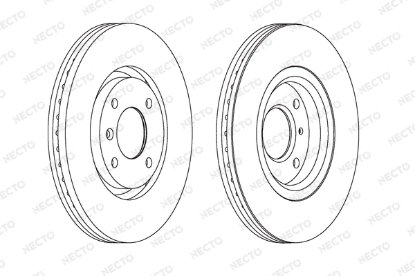 NECTO féktárcsa - WN1171 - TothCarparts