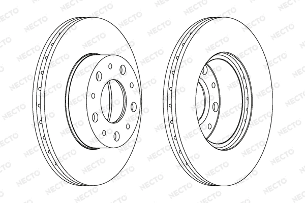 NECTO féktárcsa - WN1193 - TothCarparts