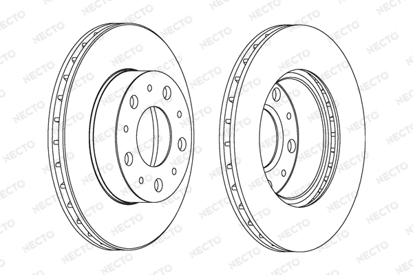 NECTO féktárcsa - WN1194 - TothCarparts