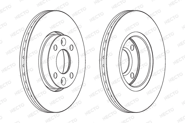NECTO féktárcsa - WN1222 - TothCarparts