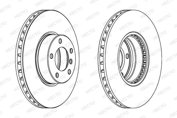 NECTO féktárcsa - WN1223 - TothCarparts